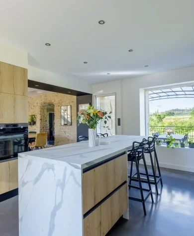 Rénovation corps de ferme – Allex