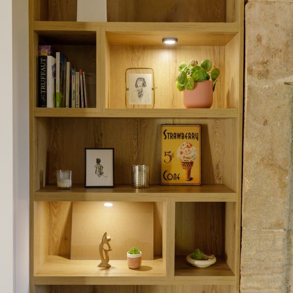 Projet particulier, aménagement intérieur : rénovation corps de ferme à Allex par Aurore Blache.